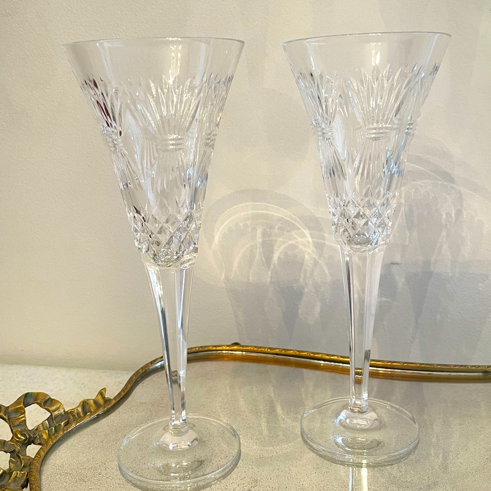 Waterford Millennium Collection Prosperity Flutes 🥂